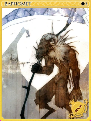 Original Ragnarok Baphomet card illustration